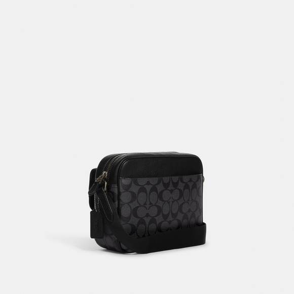 NWT Coach Outlet Hudson Crossbody In Signature Canvas - Picture 4 of 6